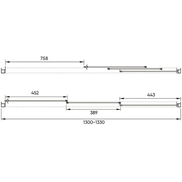 Душевая дверь Veconi Vianno VN-31 130 VN31-130-01-C5 профиль Хром стекло прозрачное Душевая дверь Veconi Vianno VN-31 130 VN31-130-01-C5 профиль Хром стекло прозрачное