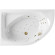 Акриловая ванна Excellent Aquarella 170x110 L WAEX.ARL17.ULTRA.BR с гидромассажем Акриловая ванна Excellent Aquarella 170x110 L WAEX.ARL17.ULTRA.BR с гидромассажем