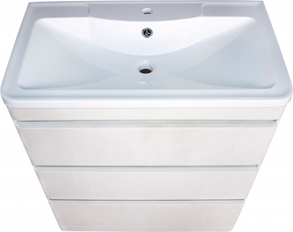 Тумба под раковину Style Line Атлантика Люкс Plus 80 СС-00002278 Бетон крем Тумба под раковину Style Line Атлантика Люкс Plus 80 СС-00002278 Бетон крем