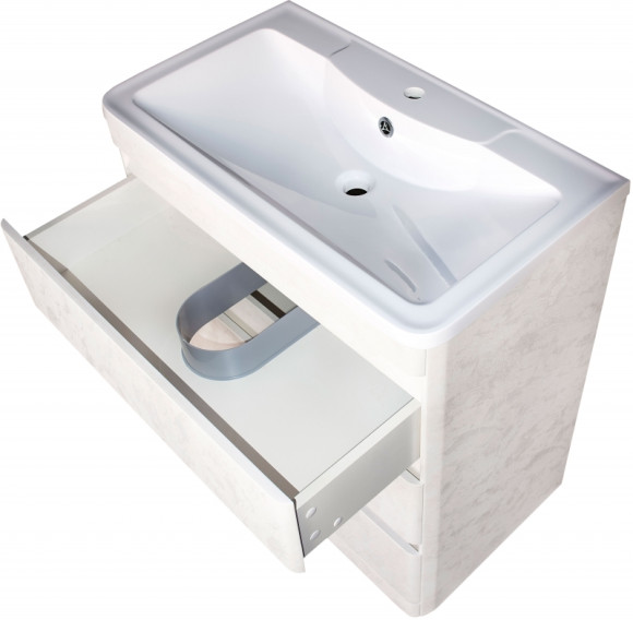 Тумба под раковину Style Line Атлантика Люкс Plus 80 СС-00002278 Бетон крем Тумба под раковину Style Line Атлантика Люкс Plus 80 СС-00002278 Бетон крем