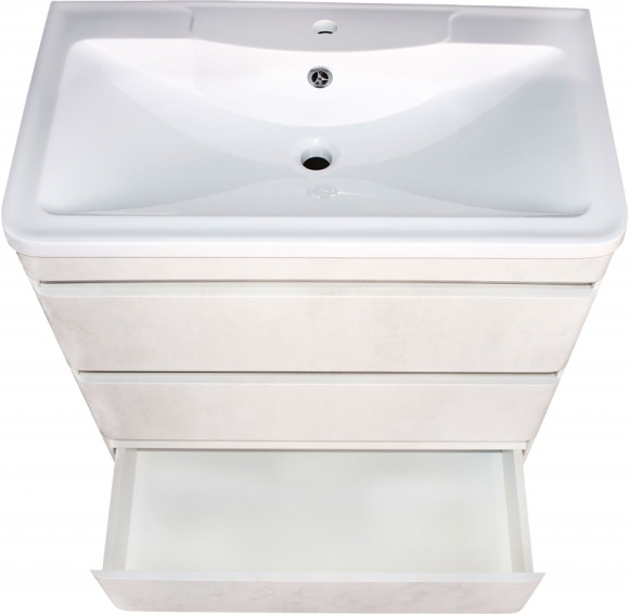 Тумба под раковину Style Line Атлантика Люкс Plus 80 СС-00002278 Бетон крем Тумба под раковину Style Line Атлантика Люкс Plus 80 СС-00002278 Бетон крем