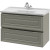 Тумба под раковину Caprigo Ponza 90 13523-030.000.00.20 подвесная Серая матовая