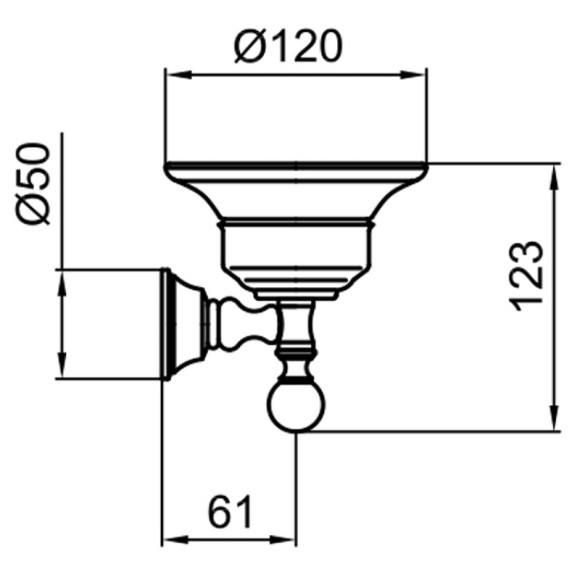 Мыльница Webert Karenina KA500101065 Бронза Мыльница Webert Karenina KA500101065 Бронза