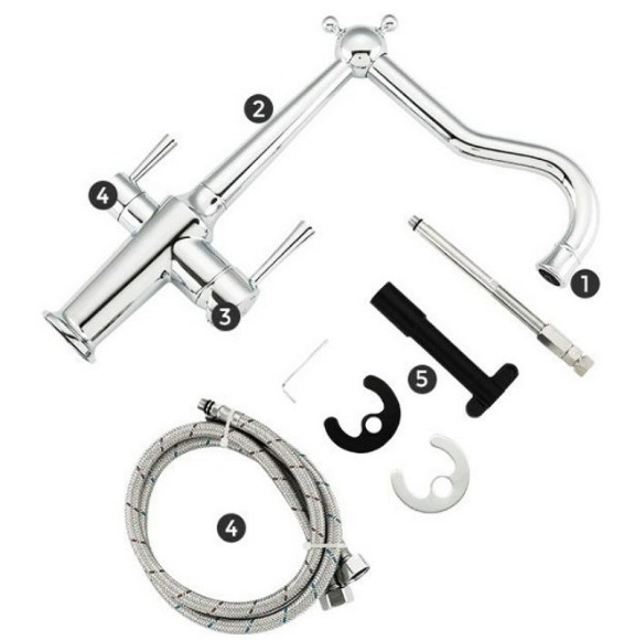 Смеситель для кухни Gappo G4398-14 Хром Смеситель для кухни Gappo G4398-14 Хром