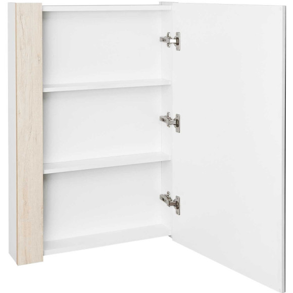 Зеркальный шкаф Aquaton Кантри 55 1A257702AHB20 Белый глянцевый Дуб верона