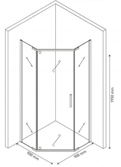 Душевой уголок Berges Oxygen 90х90 061021 профиль Хром стекло прозрачное Душевой уголок Berges Oxygen 90х90 061021 профиль Хром стекло прозрачное