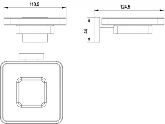 Мыльница Timo Selene 17022/17 Золото матовое Мыльница Timo Selene 17022/17 Золото матовое