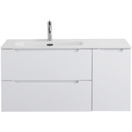 Тумба под раковину BelBagno Etna 100 L ETNA-1000-2C-1A-SO-BL-L подвесная Bianco Lucido