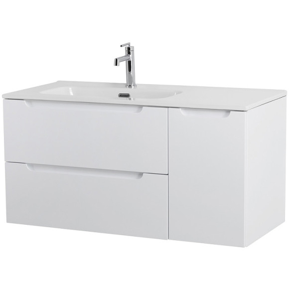 Тумба под раковину BelBagno Etna 100 L ETNA-1000-2C-1A-SO-BL-L подвесная Bianco Lucido Тумба под раковину BelBagno Etna 100 L ETNA-1000-2C-1A-SO-BL-L подвесная Bianco Lucido