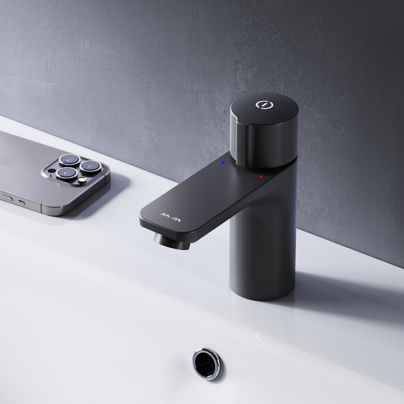 Смеситель для раковины AM.PM X-Joy F85A02522 Черный матовый Смеситель для раковины AM.PM X-Joy F85A02522 Черный матовый