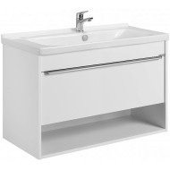 Тумба под раковину Aquaton Хоуп 100 1A287401HP2B0 подвесная Белая матовая
