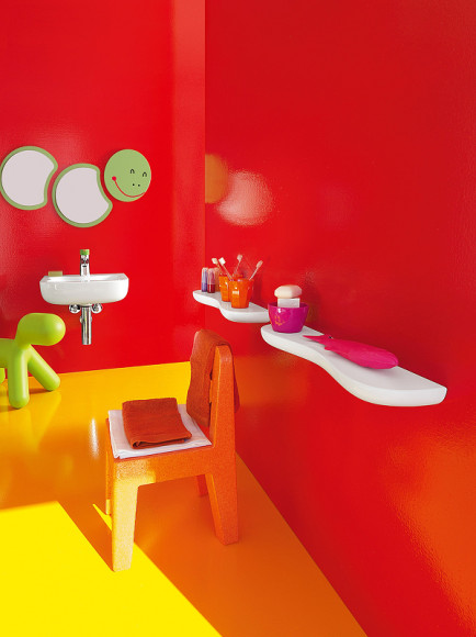 Зеркало Laufen Florakids 32 4.6161.2.003.472.1 Зеленое Зеркало Laufen Florakids 32 4.6161.2.003.472.1 Зеленое