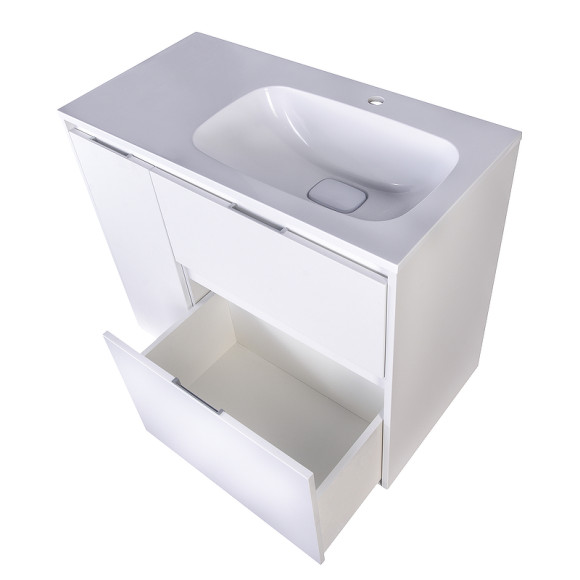 Тумба под раковину Style Line Барселона 90 R СС-00002280 Белая Тумба под раковину Style Line Барселона 90 R СС-00002280 Белая