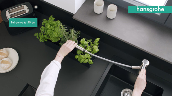 Смеситель для кухни Hansgrohe Zesis M33 2jet sBox lite 74803000 Хром