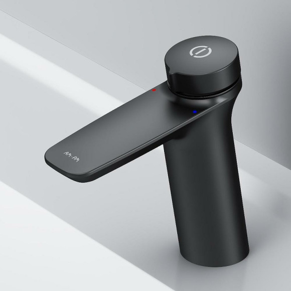 Смеситель для раковины AM.PM Inspire V2.0 TouchReel F50A02522 Черный матовый Смеситель для раковины AM.PM Inspire V2.0 TouchReel F50A02522 Черный матовый