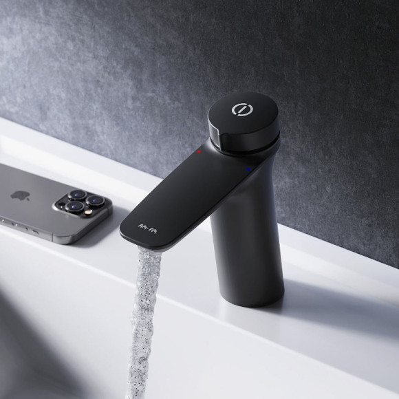 Смеситель для раковины AM.PM Inspire V2.0 TouchReel F50A02522 Черный матовый Смеситель для раковины AM.PM Inspire V2.0 TouchReel F50A02522 Черный матовый