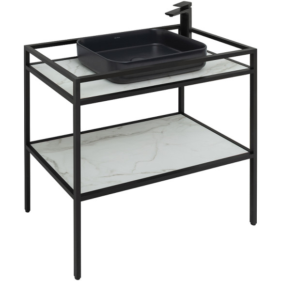 Консоль под раковину Allen Brau Liberty 90 1.33004.BB Черный браш Консоль под раковину Allen Brau Liberty 90 1.33004.BB Черный браш