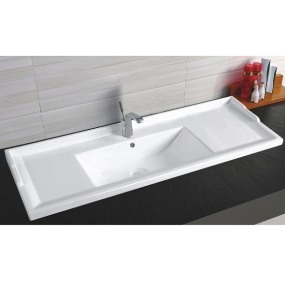 Раковина CeramaLux 120 NY J840 - 120 Белая Раковина CeramaLux 120 NY J840 - 120 Белая