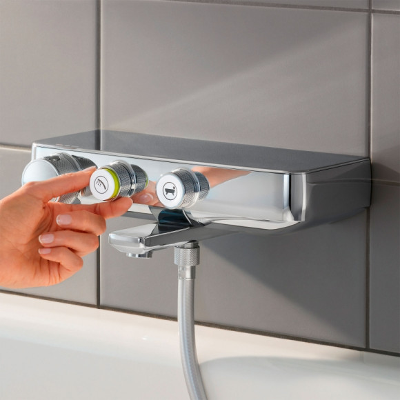 Смеситель для ванны Grohe Grohtherm SmartControl 34718000 с термостатом Хром Смеситель для ванны Grohe Grohtherm SmartControl 34718000 с термостатом Хром