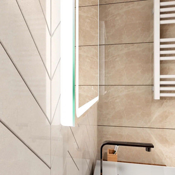 Зеркало Континент Amaze 800x900 ЗЛП643 с подсветкой с сенсорным выключателем Зеркало Континент Amaze 800x900 ЗЛП643 с подсветкой с сенсорным выключателем