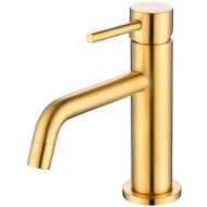 Смеситель для раковины Caprigo Don 53-022-BRG Золото матовое
