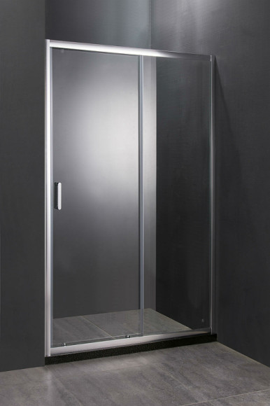 Душевая дверь в нишу Orange E02-140TCR 140 профиль Хром стекло прозрачное