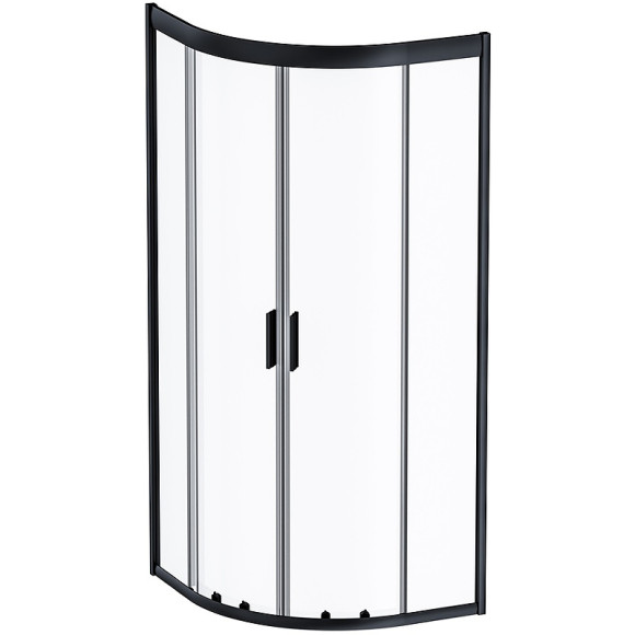Комплект душевого уголка с душевой системой и аксессуарами AM.PM Gem 80x80 WK90EM профиль Черный матовый стекло прозрачное Комплект душевого уголка с душевой системой и аксессуарами AM.PM Gem 80x80 WK90EM профиль Черный матовый стекло прозрачное