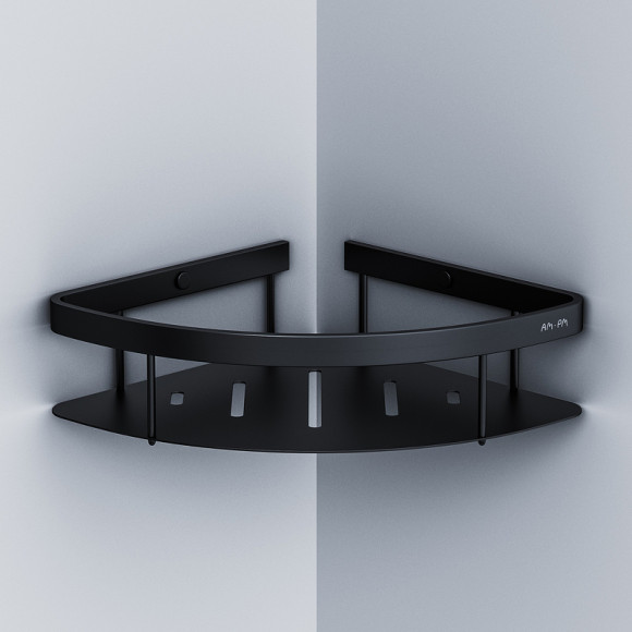 Комплект душевого уголка с душевой системой и аксессуарами AM.PM Gem 80x80 WK90EM профиль Черный матовый стекло прозрачное Комплект душевого уголка с душевой системой и аксессуарами AM.PM Gem 80x80 WK90EM профиль Черный матовый стекло прозрачное