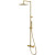 Душевая система Whitecross Y brushed gold Y1254GLB с термостатом Брашированное золото