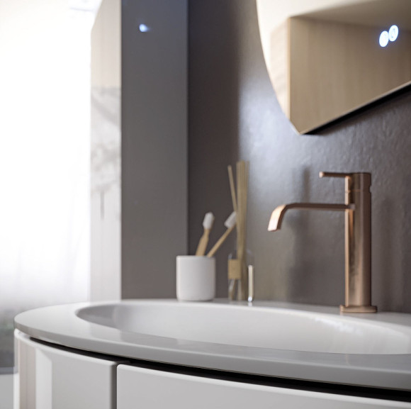 Тумба под раковину Cezares Eden 120 54861 подвесная Bianco Lucido