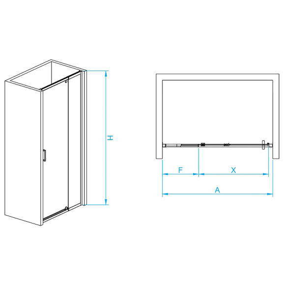 Душевая дверь RGW Passage PA-008B 80 350800889-14 профиль Черный стекло прозрачное Душевая дверь RGW Passage PA-008B 80 350800889-14 профиль Черный стекло прозрачное