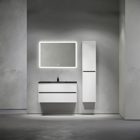 Тумба под раковину Sancos Urban 100 UR100W подвесная Белый глянец