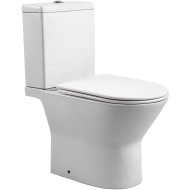 Унитаз компакт Aquatek Леон AQ2785-00 с бачком и сиденьем Микролифт