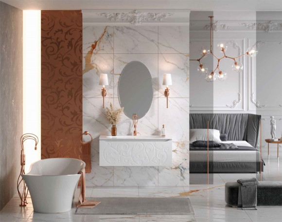 Тумба под раковину Clarberg Elegance 120 EL0112 подвесная Белая Тумба под раковину Clarberg Elegance 120 EL0112 подвесная Белая