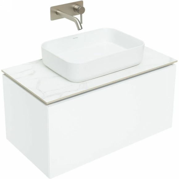 Тумба под раковину Allen Brau Infinity 85 1.21002.WM подвесная Белая матовая Тумба под раковину Allen Brau Infinity 85 1.21002.WM подвесная Белая матовая