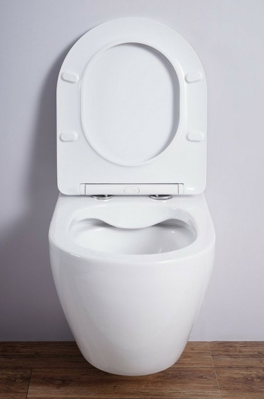 Унитаз Esbano Amapola-N DP ESUPAMAPNDPW подвесной Белый глянцевый с сиденьем Микролифт