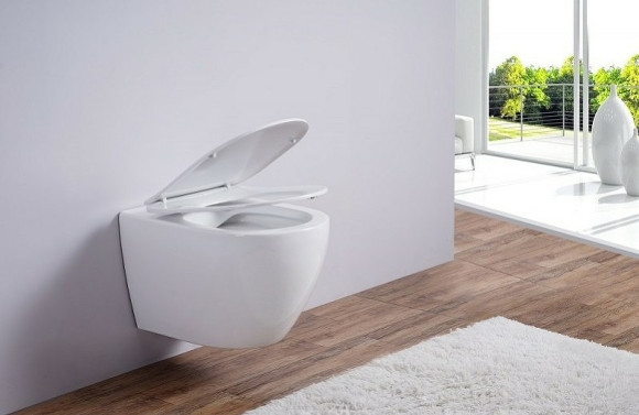 Унитаз Esbano Amapola-N DP ESUPAMAPNDPW подвесной Белый глянцевый с сиденьем Микролифт