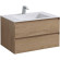 Тумба под раковину Vincea Luka 80 VMC-2L800NO подвесная N.Oak