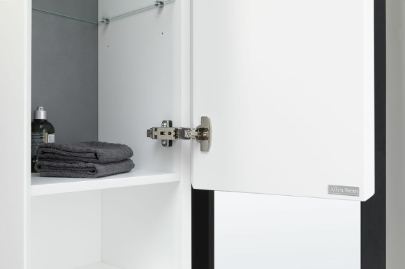 Шкаф пенал Allen Brau Infinity 35 R 1.21009.WM подвесной Белый матовый Шкаф пенал Allen Brau Infinity 35 R 1.21009.WM подвесной Белый матовый