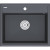 Кухонная мойка Paulmark Stepia 60 PM115951-AN Антрацит