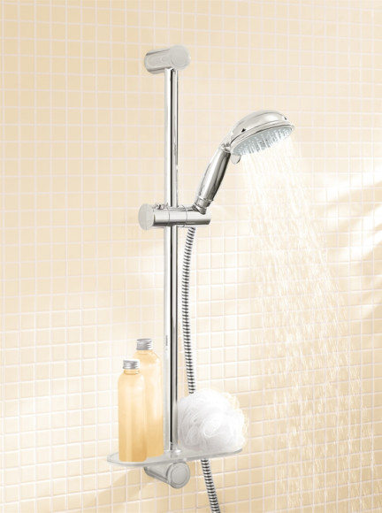 Полочка Grohe Tempesta Classic 27596000 на душевую штангу Прозрачная Полочка Grohe Tempesta Classic 27596000 на душевую штангу Прозрачная