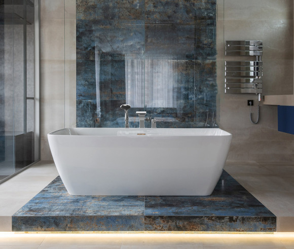 Смеситель на борт ванны GPD Atros Mak65 Хром