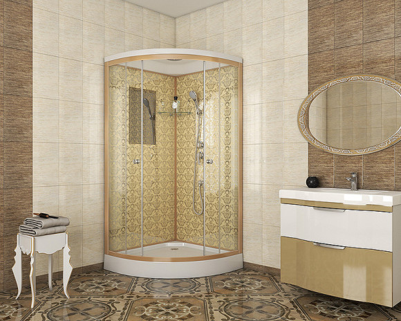 Душевая кабина Niagara Luxe 100x100 NG-7702G без гидромассажа Душевая кабина Niagara Luxe 100x100 NG-7702G без гидромассажа