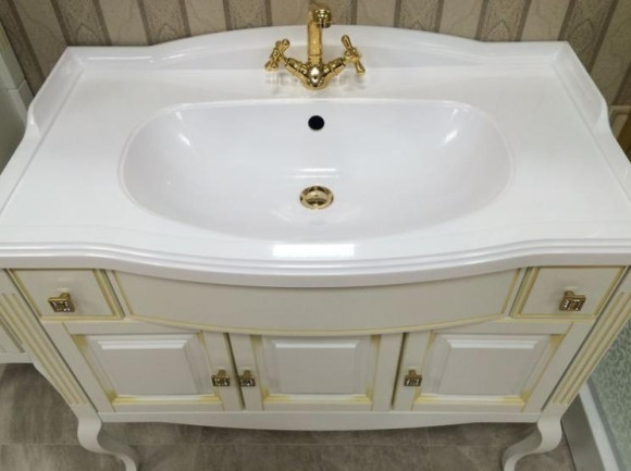 Тумба под раковину Opadiris Лаура 120 Z0000009324 Белая матовая с золотой патиной ручки Swarovski Золото Тумба под раковину Opadiris Лаура 120 Z0000009324 Белая матовая с золотой патиной ручки Swarovski Золото