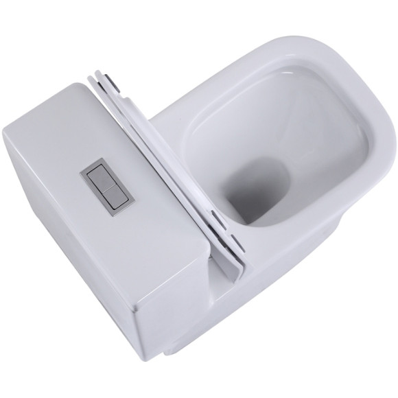 Унитаз моноблок SantiLine SL-5024 с бачком и сиденьем Микролифт