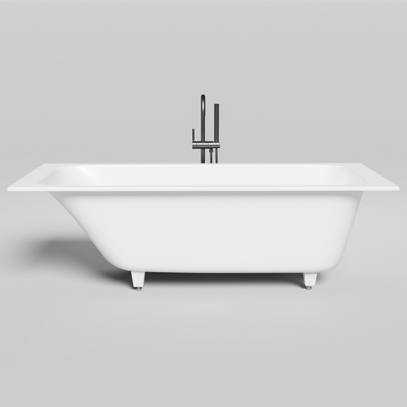 Ванна из искусственного камня Salini Orlanda 170х70 102011M Белая матовая Ванна из искусственного камня Salini Orlanda 170х70 102011M Белая матовая