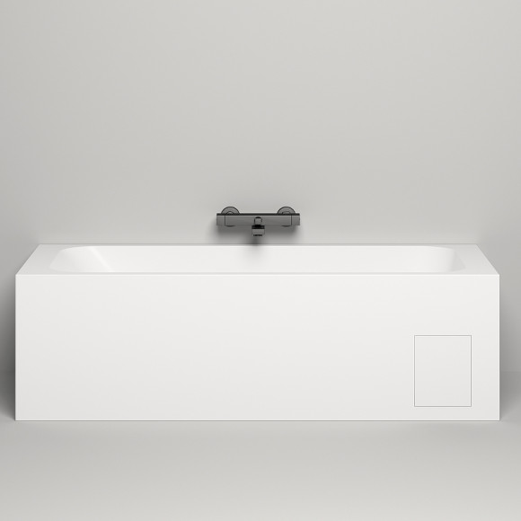 Ванна из искусственного камня Salini Orlanda 170х70 102011M Белая матовая Ванна из искусственного камня Salini Orlanda 170х70 102011M Белая матовая