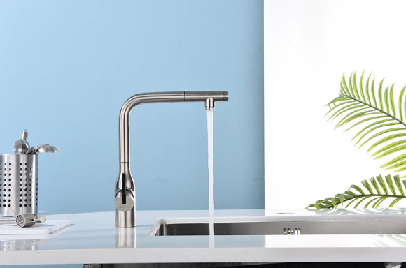 Смеситель для кухни Paulmark Viper Vi213105-NI Никель Смеситель для кухни Paulmark Viper Vi213105-NI Никель