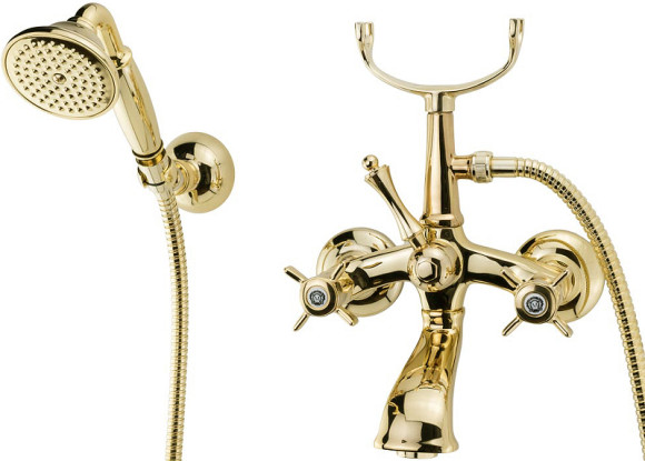 Смеситель для ванны Migliore Korona 28506 Золото