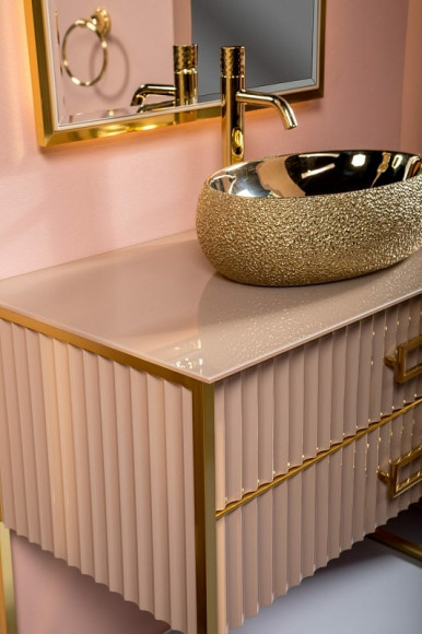 Тумба под раковину Boheme Armadi Art Monaco 100 867-100-CPG Капучино глянец Золото Тумба под раковину Boheme Armadi Art Monaco 100 867-100-CPG Капучино глянец Золото